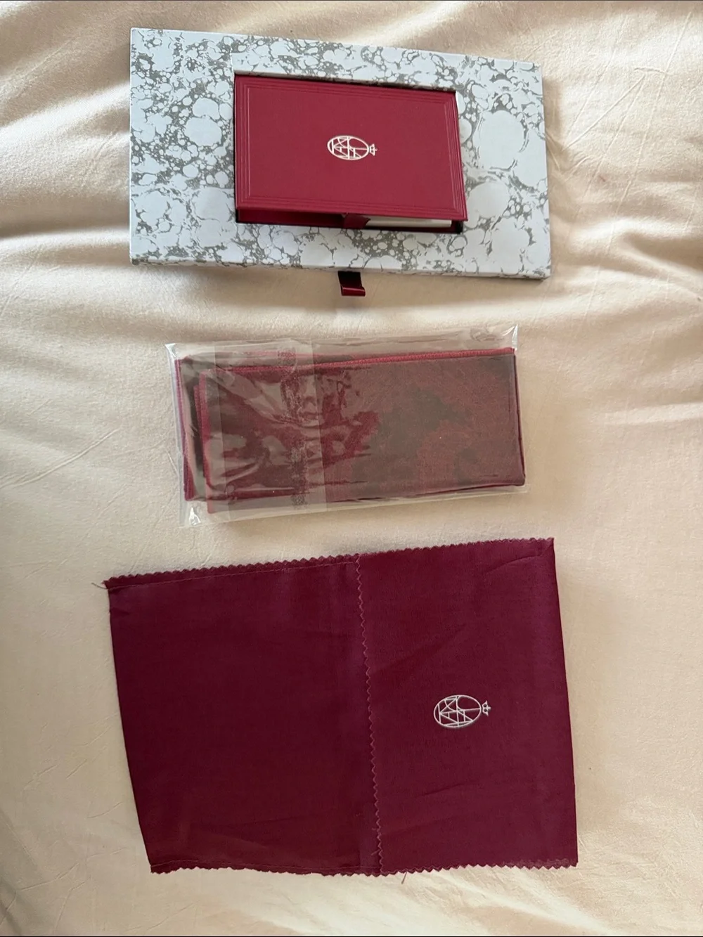 Jacques Marie Mage Burgundy Sunglasses Box